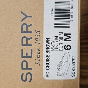 Sperry kids cruise brown